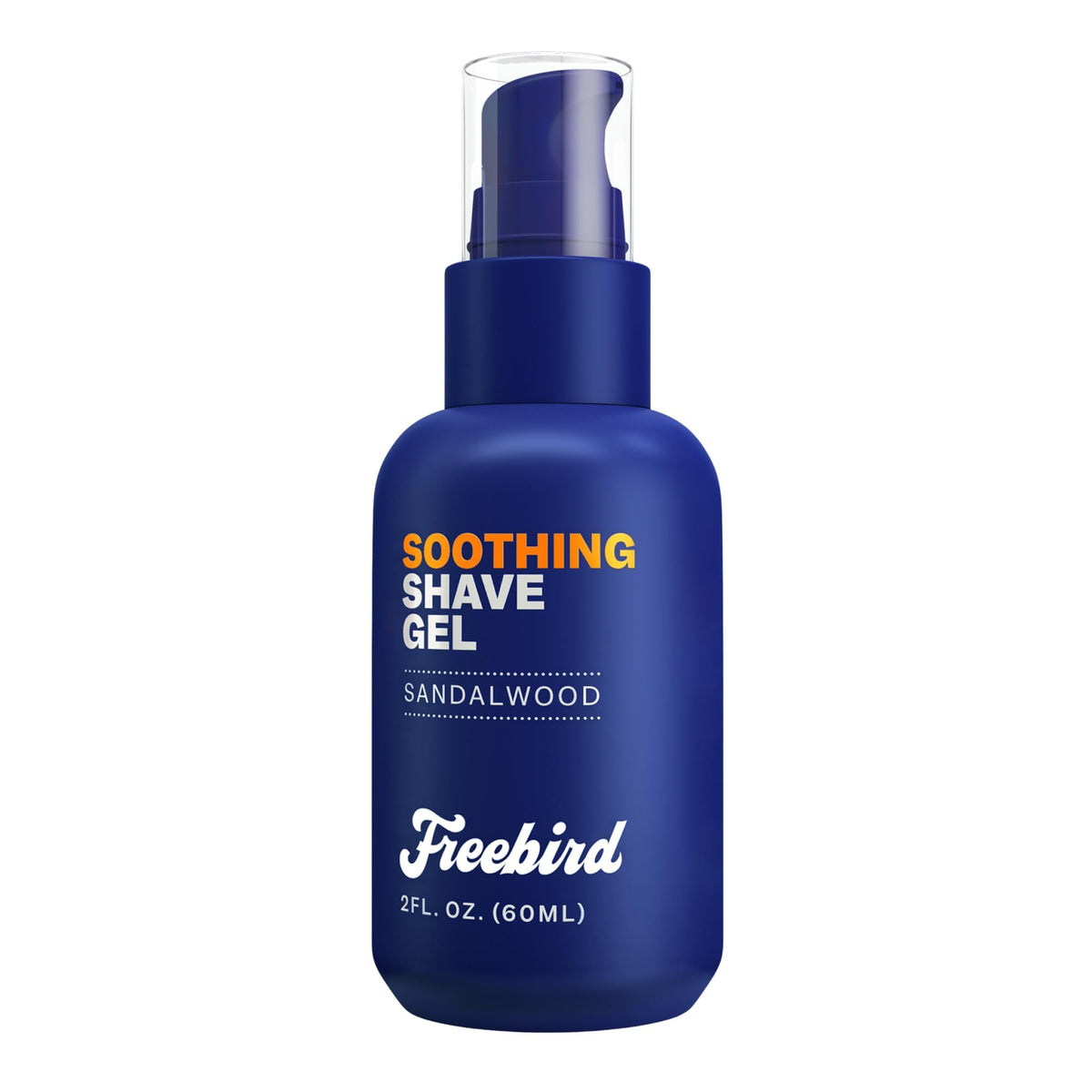 Gel de rasage Freebird 60ml: glisse précise pour un rasage net.