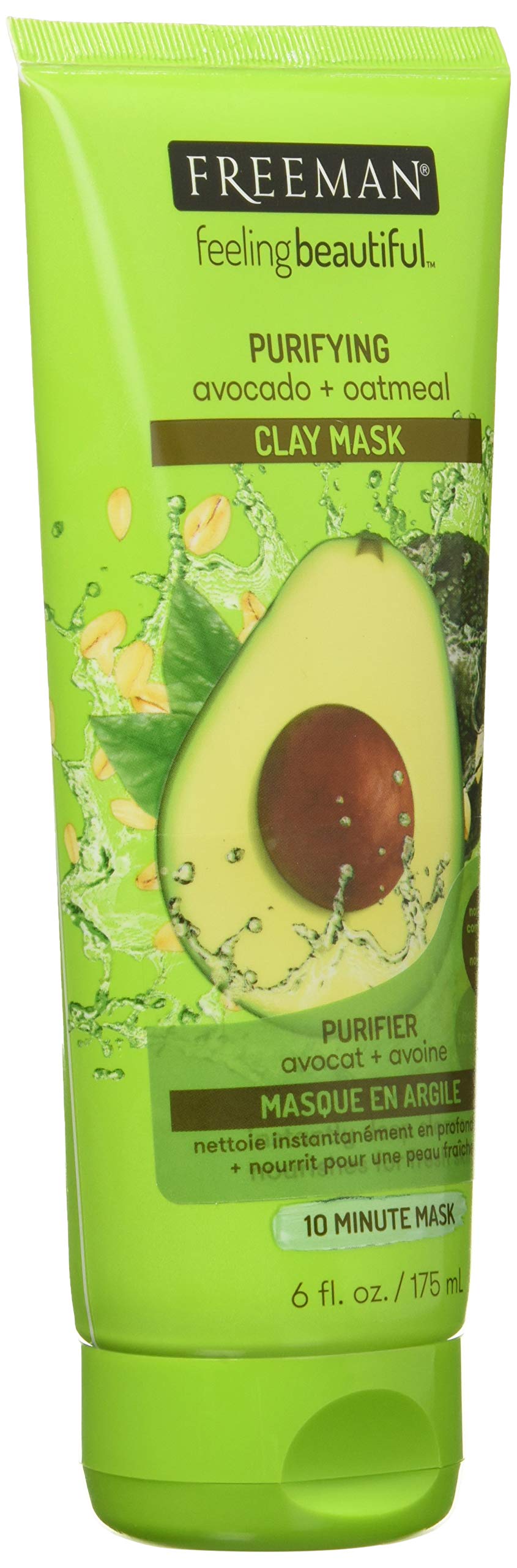 Peau normale à mixte bénéficie d'un soin Freeman argile avocat purifiant.
