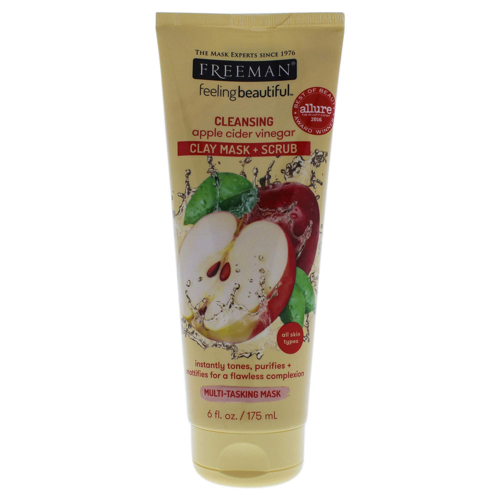Freeman masque argile vinaigre cidre pomme purifiant les pores et rafraîchissant