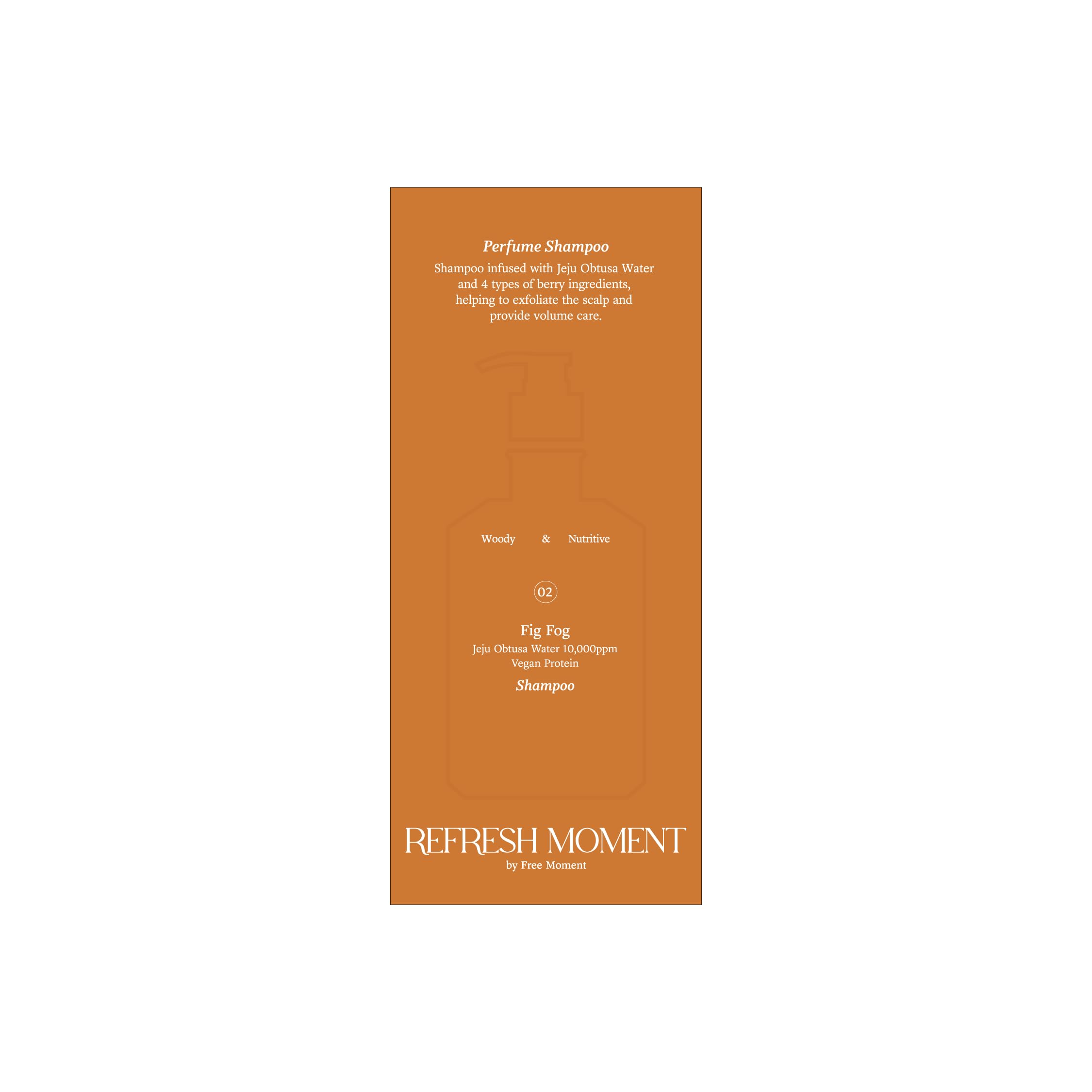 Shampooing parfum FREEMOMENT, mousse veloutée, exfolie le cuir chevelu tout en donnant du volume.
