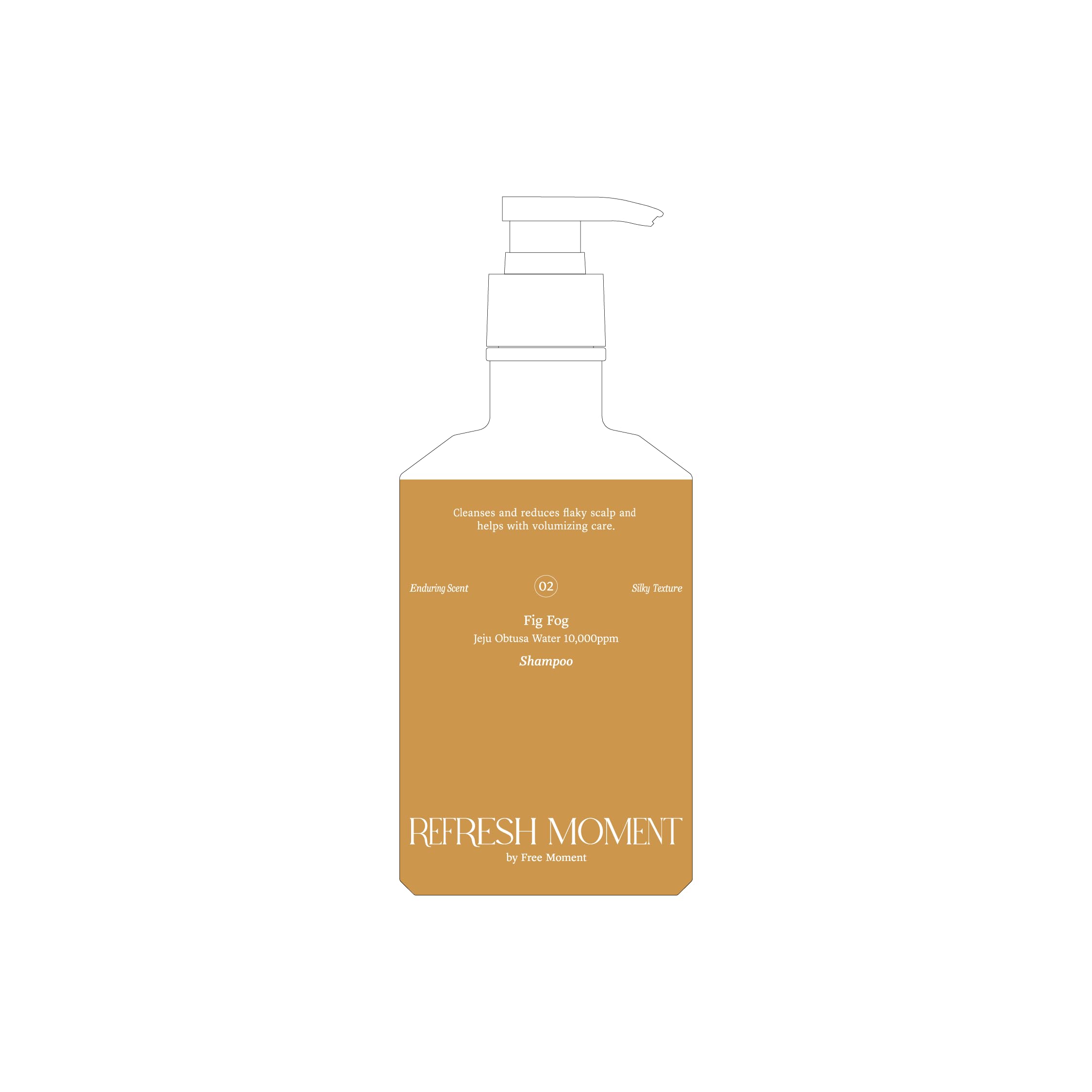 Shampooing parfum FREEMOMENT, parfum durable après la douche, tenue subtile au quotidien.