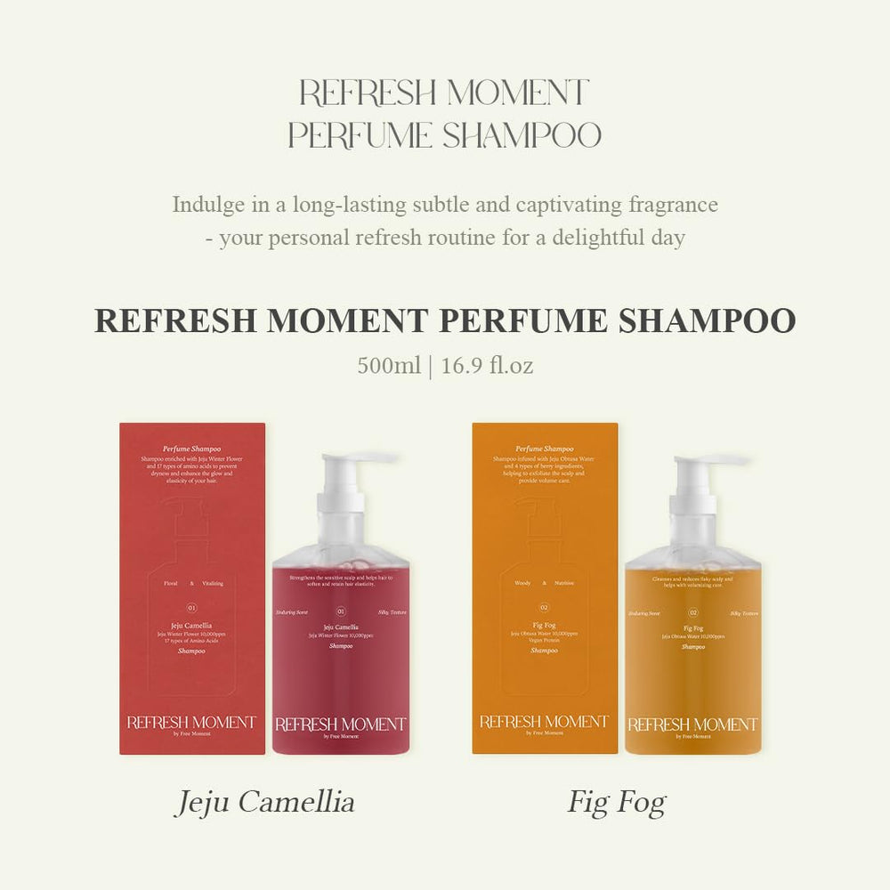 FREEMOMENT Perfume Shampoo – massage-capillaire, hydrate et améliore l'élasticité des cheveux.