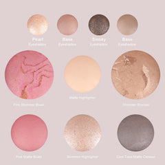 Blush FREEORR scintillant et matte, rose lumineux pour teint frais.