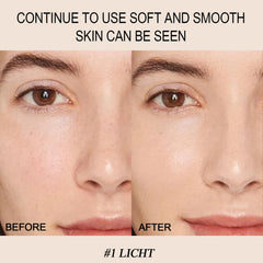 FREEORR SPF35 – protection solaire intégrée tout en fixant le maquillage.
