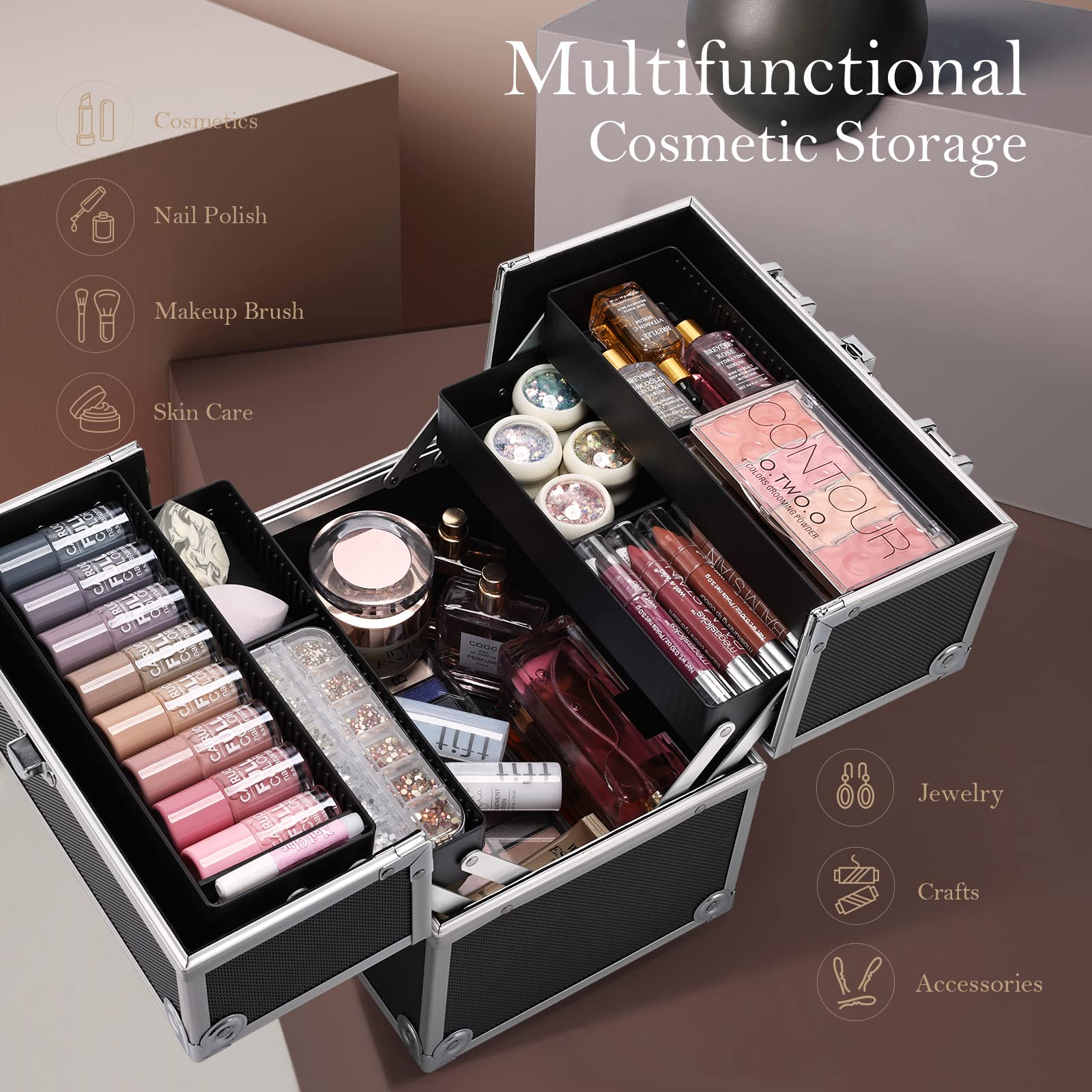 Frenessa coffret verrouillable avec clé pour sécuriser vos produits.