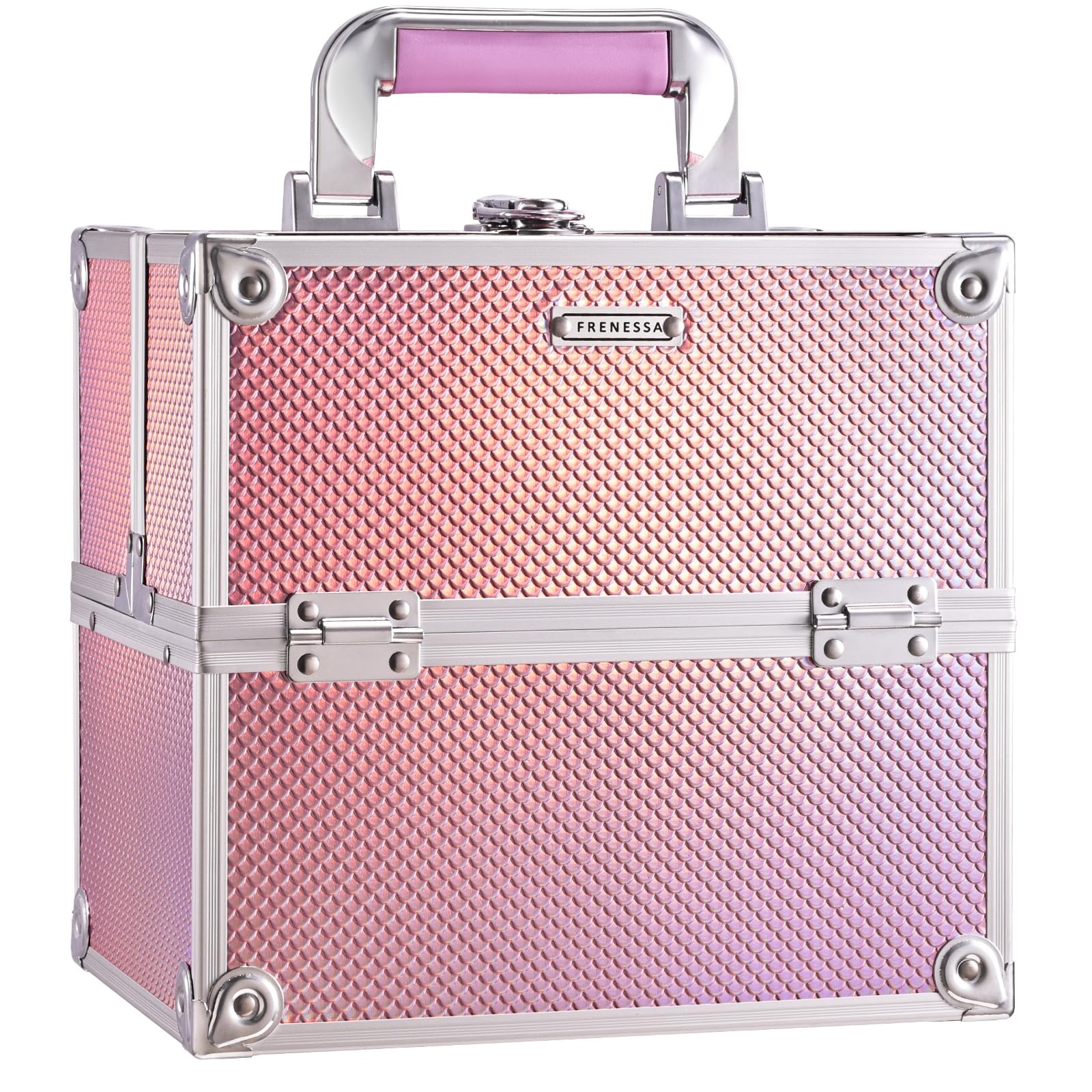 Coffret FRENESSA Mermaid Rose, extérieur scintillant pour le voyage.