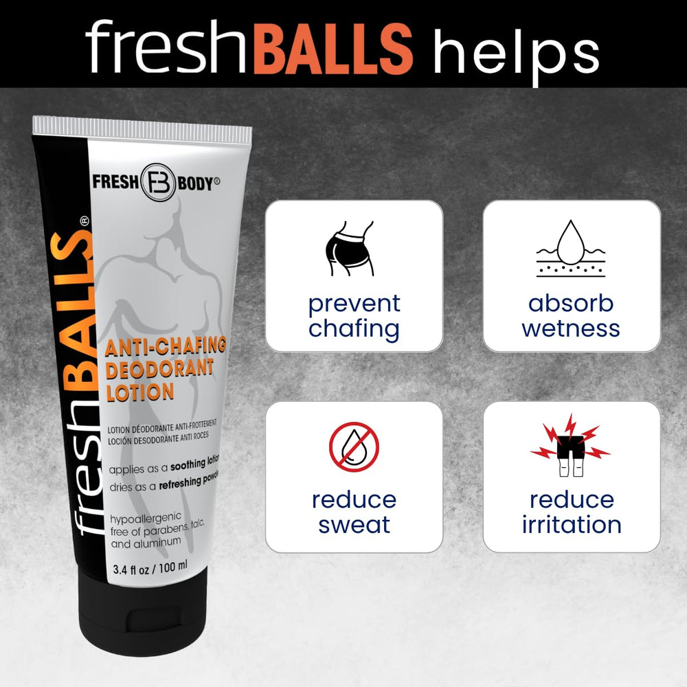 Fresh Balls Cream packaging inside box, hypoallergenic formula