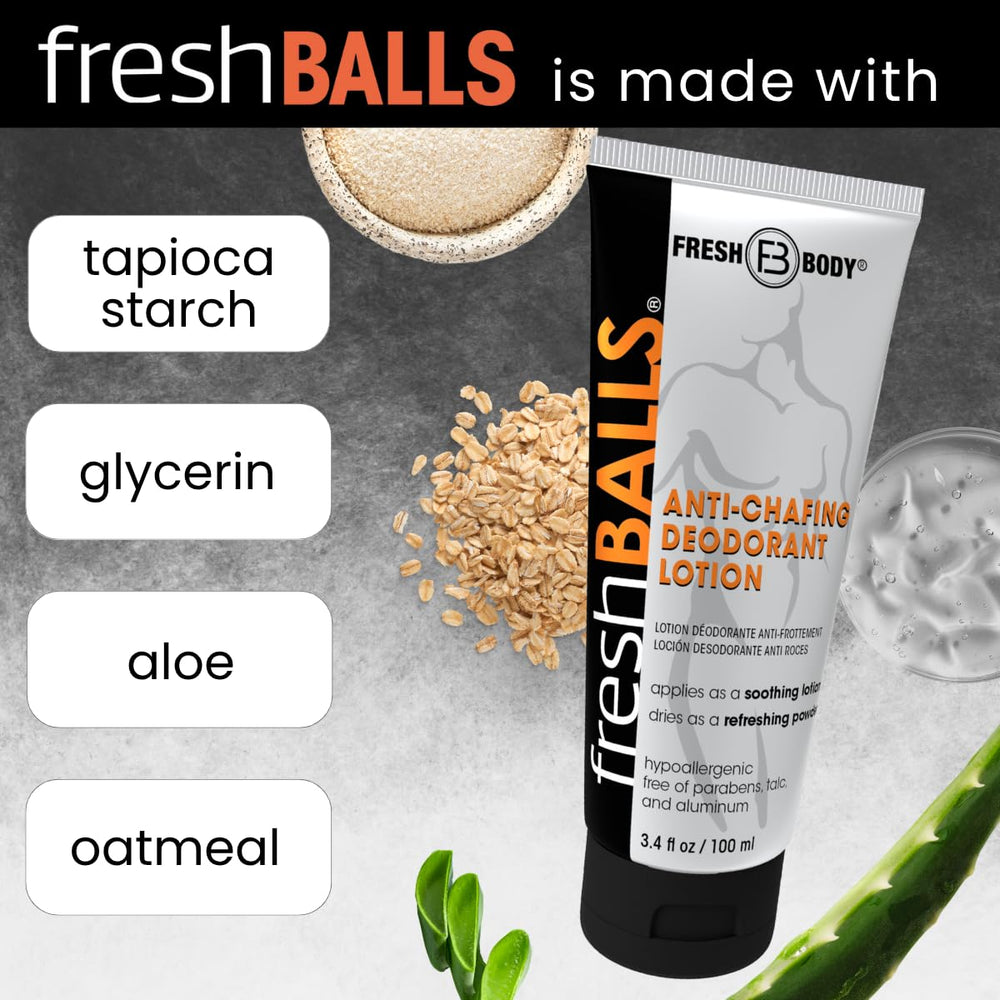Fresh Balls emballage avant, présentation pratique et hypoallergénique