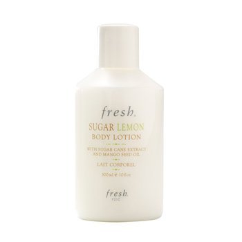 Fresh Lotion Sucre Citron – texture onctueuse, soin nourrissant pour peau douce après douche.