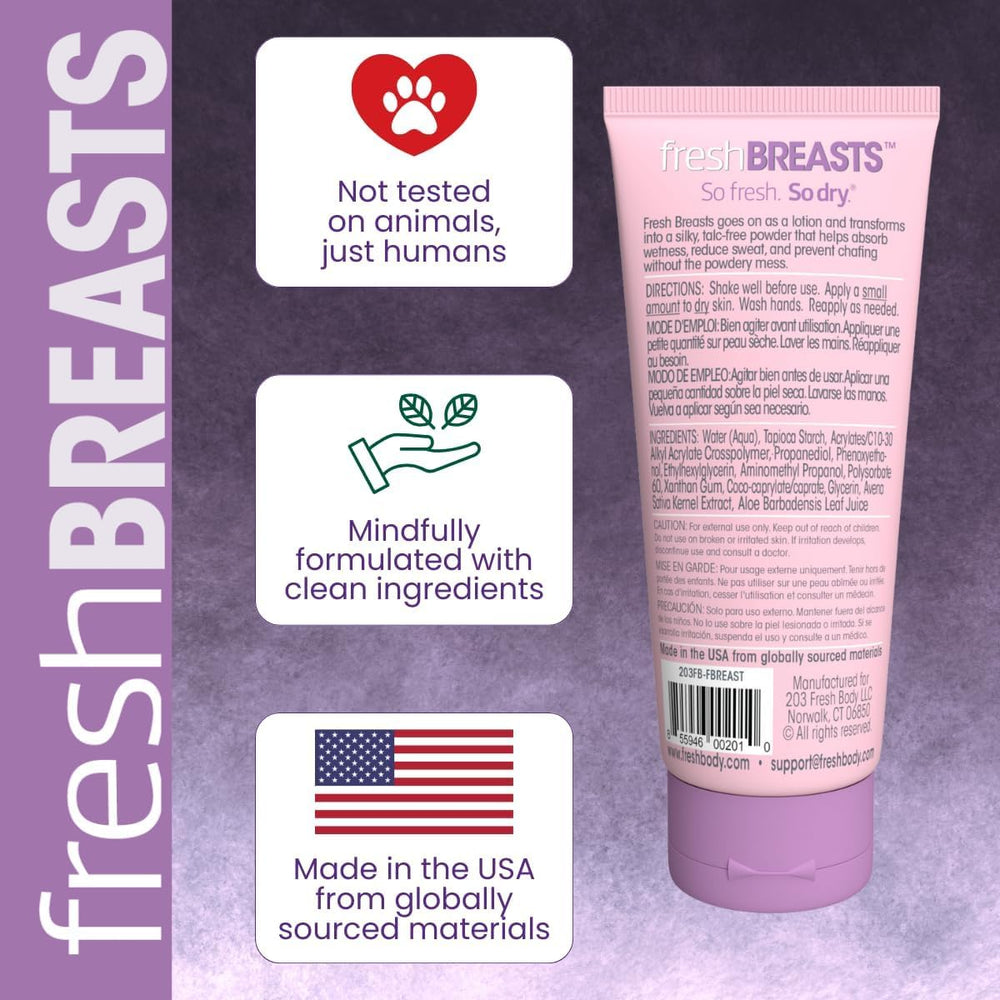 Fresh Body FB Fresh Breasts : format pratique pour les voyages.