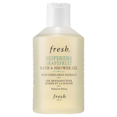 Fresh Hesperides Grapefruit, bouteille lumineuse, parfum énergisant pour la douche matinale