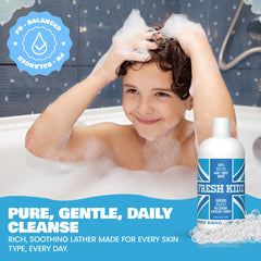 Fresh Kidz: mousse-lavante-douce, expérience de bain agréable.