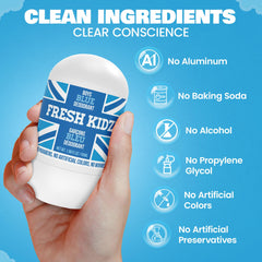 Fresh Kidz roll-on bouteille compacte 56 ml pratique en sac