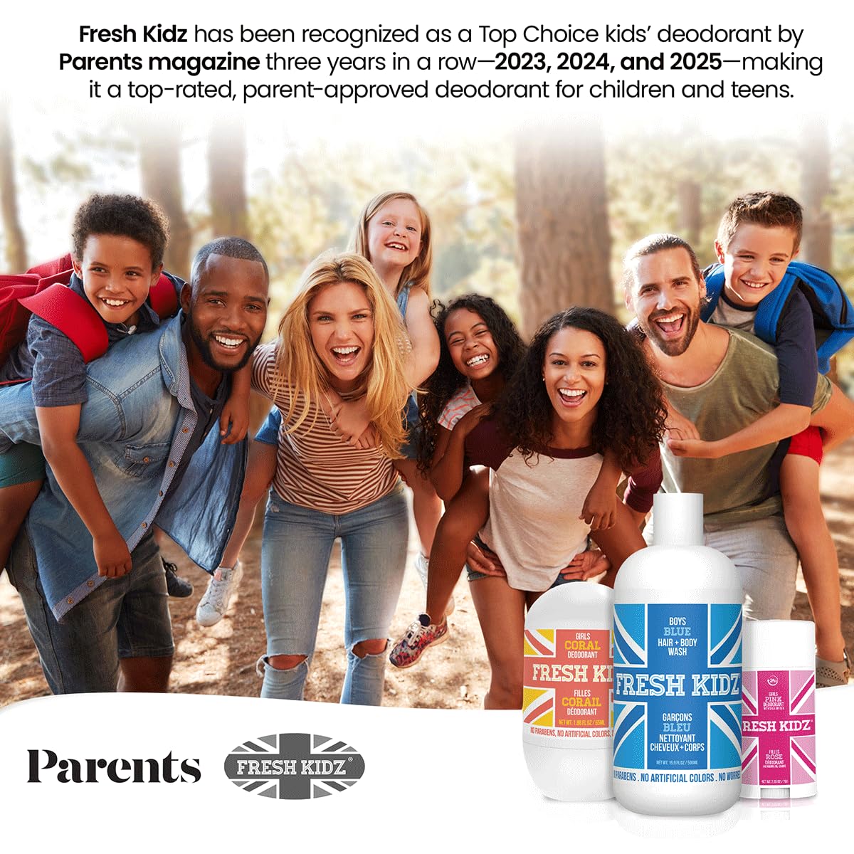 Fresh Kidz Roll-On texture douce, application agréable sur la peau.