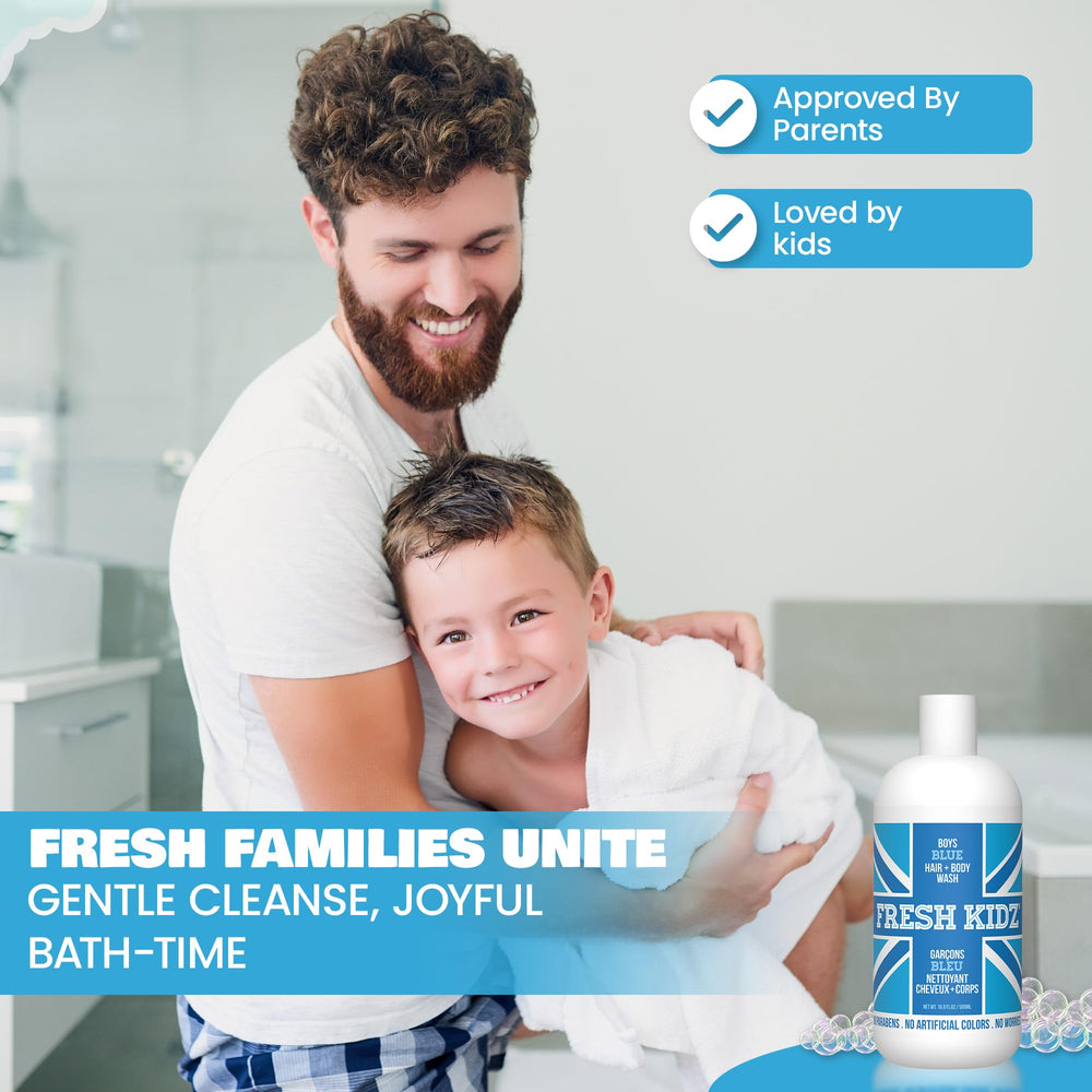 Fresh Kidz: utilisation-quotidienne-enfant, nettoie sans dessécher.
