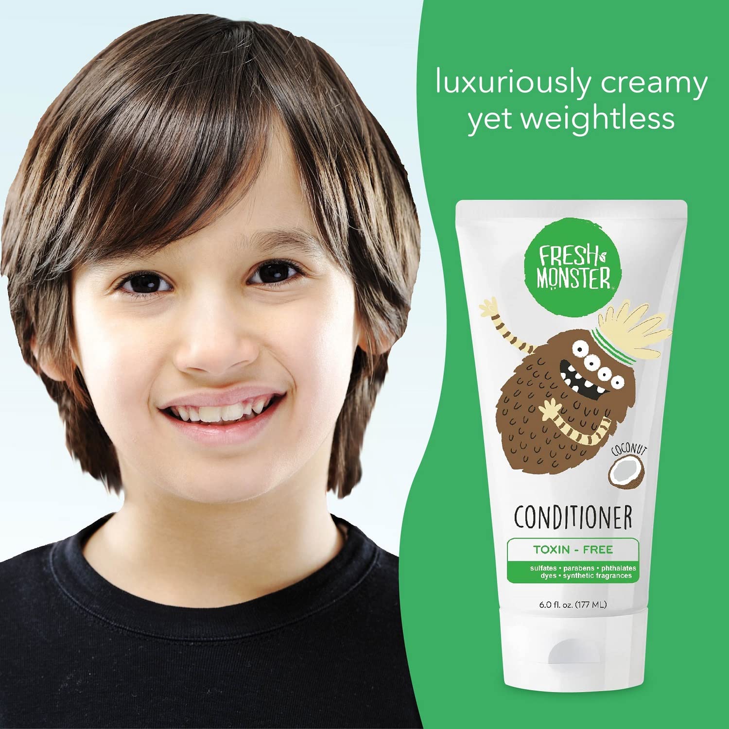 Fresh Monster cheveux lisses et soyeux après utilisation