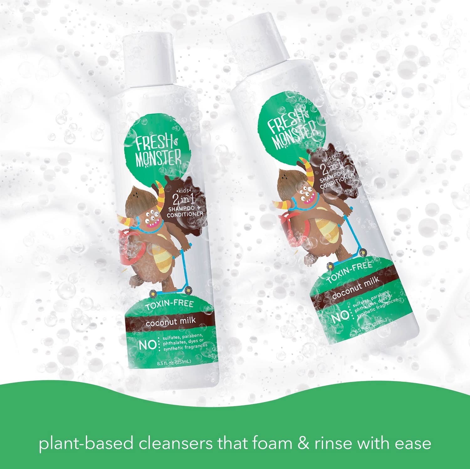 Fresh Monster – emballage ergonomique, facile à prendre en main par l’enfant.