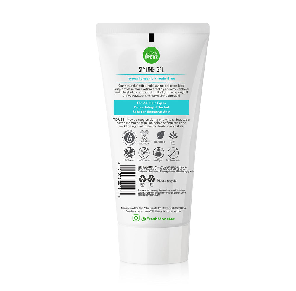 Texture legere du gel Fresh Monster, coiffage facile et non gras.