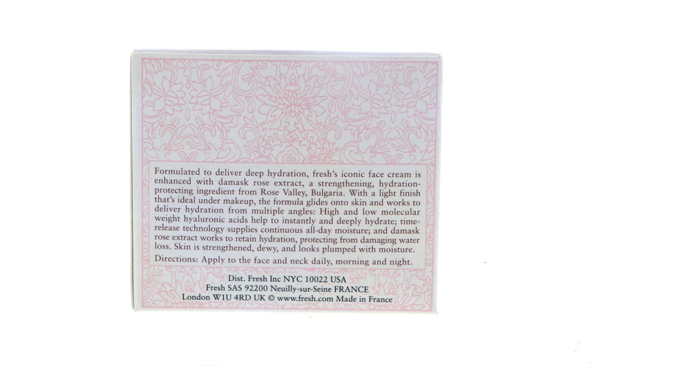 Fresh Rose Crème Visage: eau de rose apportant fraîcheur et douceur
