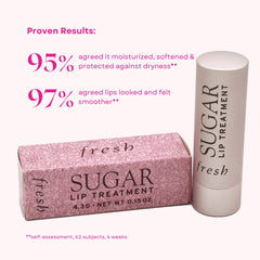 Hydratation jusqu’à 24 heures avec le Soin Lèvres Fresh Rose Sucre.