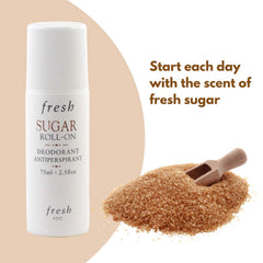 Fresh Sugar Roll-On Déodorant 75 ml, protection longue durée contre les odeurs.