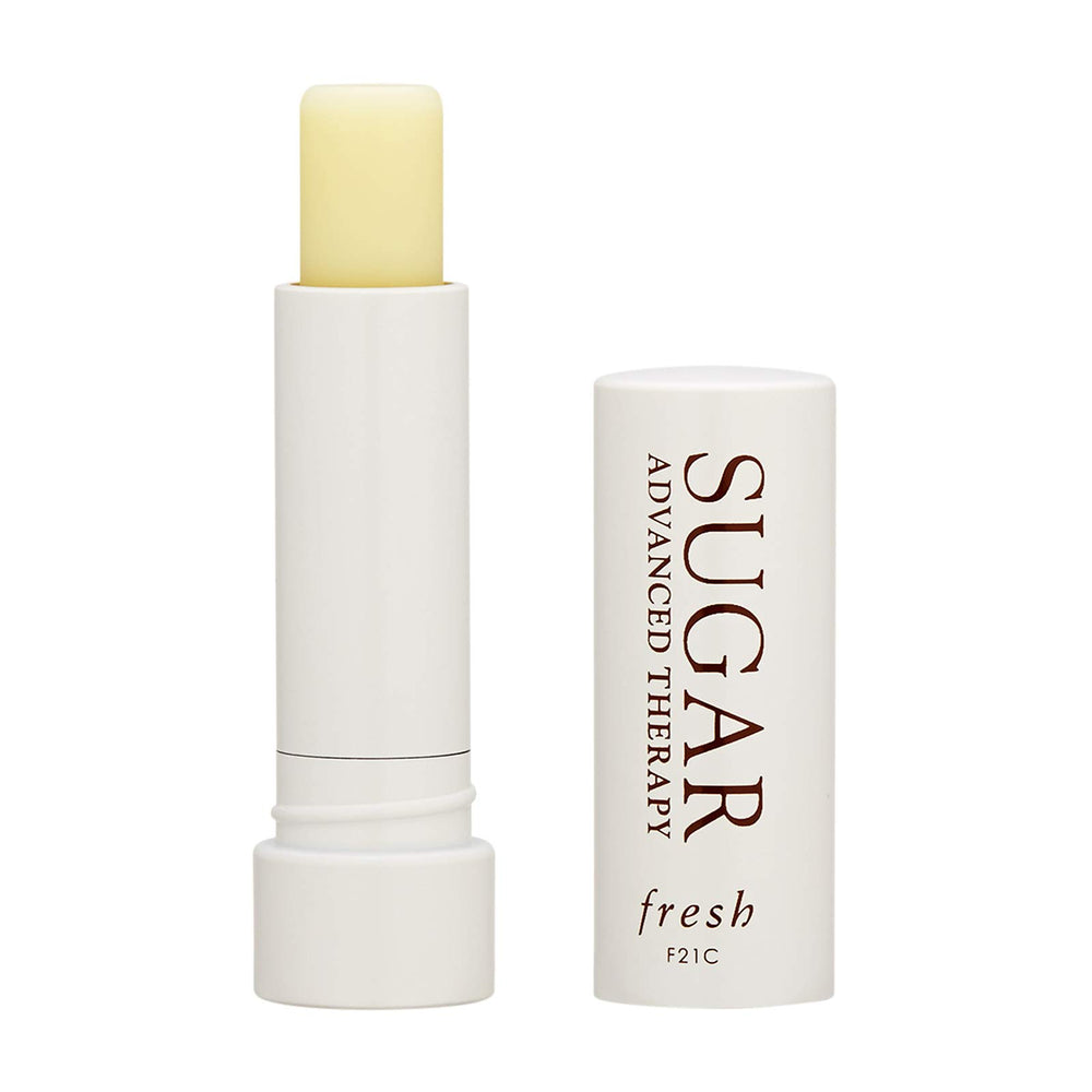 Fresh Traitement Lèvres Avancé Sucre demi-taille, application précise pour lèvres douces et confortables.