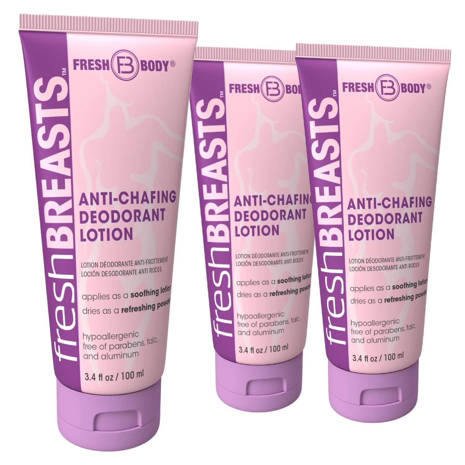 Fresh Body FB crème anti-frottement pour seins, confort durable et douceur.