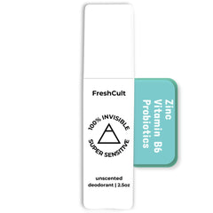 FreshCult déodorant spray sans parfum, protection discrète des odeurs quotidiennes