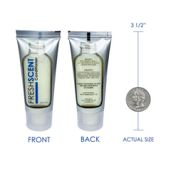 Freshscent conditionneur 1oz bouchon vis large ouverture facilitée même avec les mains mouillées.
