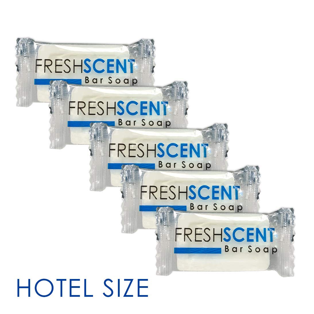 Savon Freshscent format hôtel, barre 1oz, pratique pour les chambres.