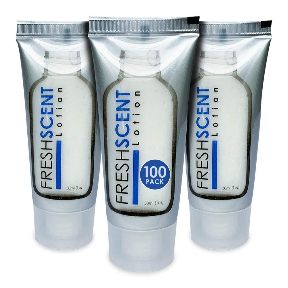 Freshscent Lotion 1oz en tubes emballés dans carton, pratique pour l'expédition hôtel.