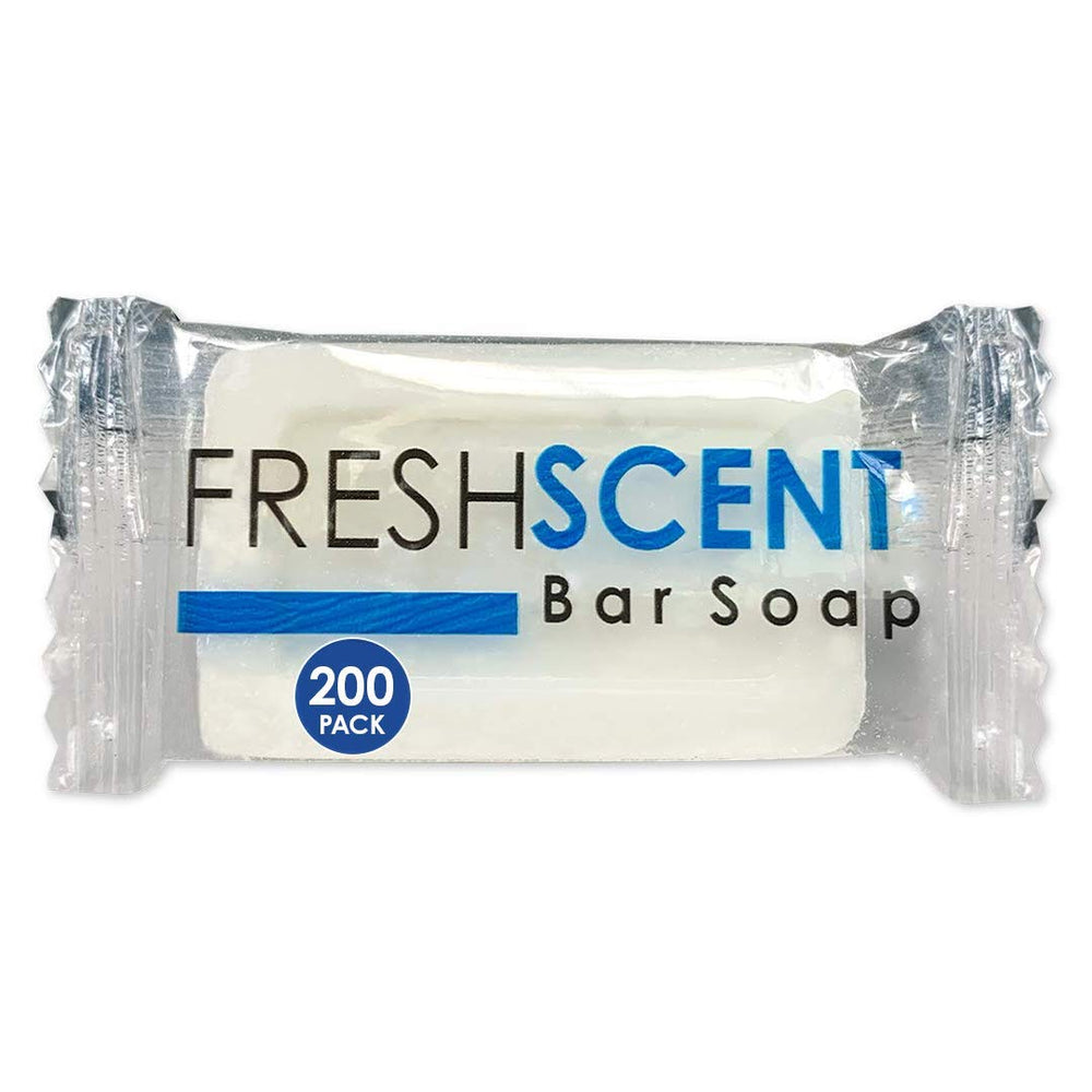 Savon Freshscent barre 1oz, pack 200, pratique pour distribution en hôtel.
