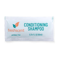 Freshscent shampoing-conditionnant sachet monodose, pratique pour démarrer rapidement une routine.
