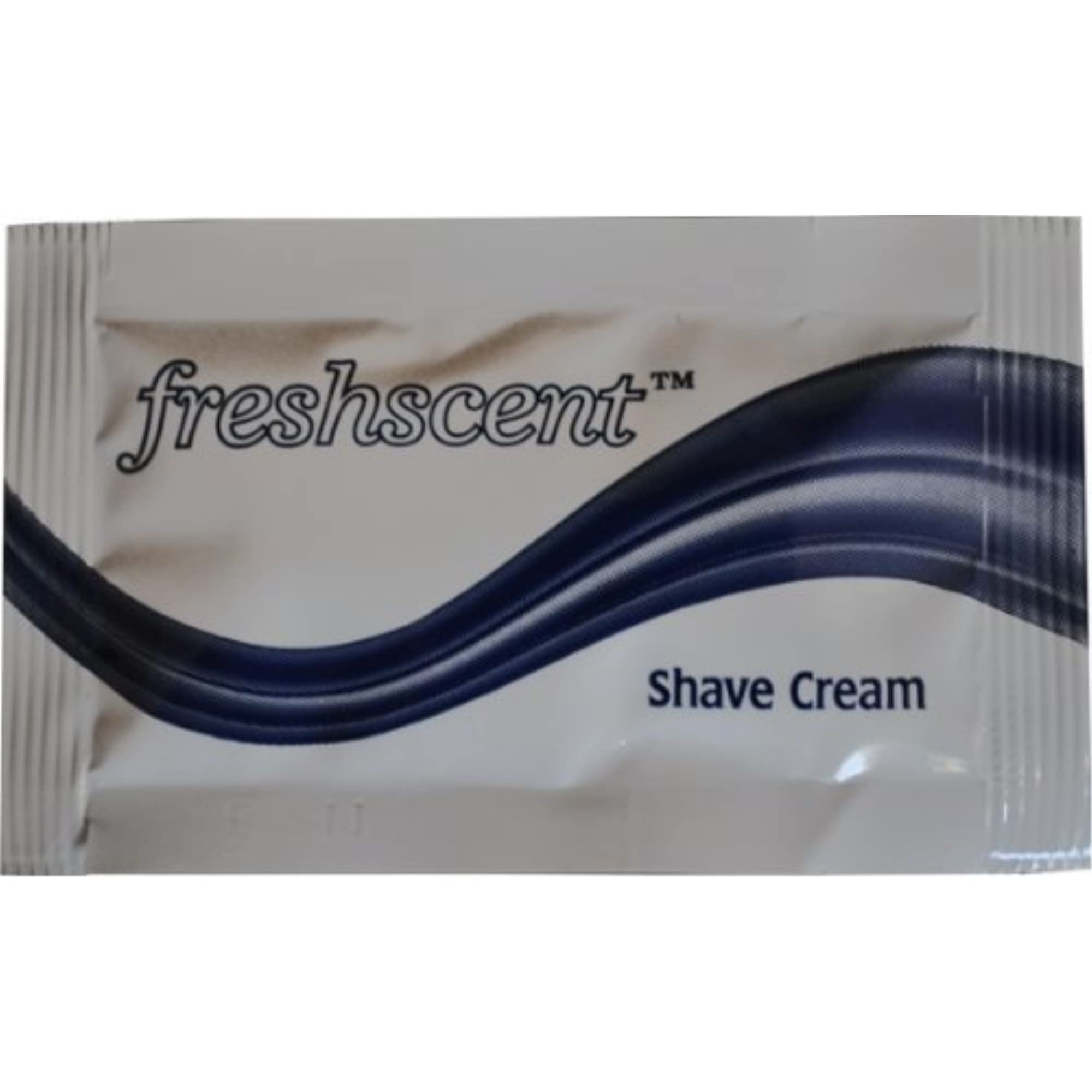 Freshscent shaving cream pack with 0.25-ounce sachets for easy travel grooming and on-the-go shaving.