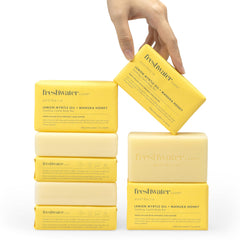 Freshwater Farm Australia savon Lemon Myrtle et Manuka Honey, douceur pour peau sensible