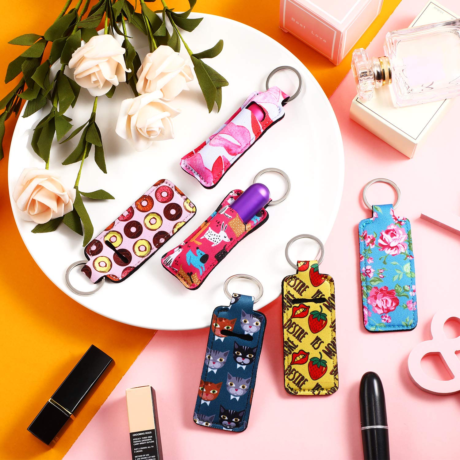 Frienda etui neoprène impermeable protège votre rouge a lèvres de l eau et poussière