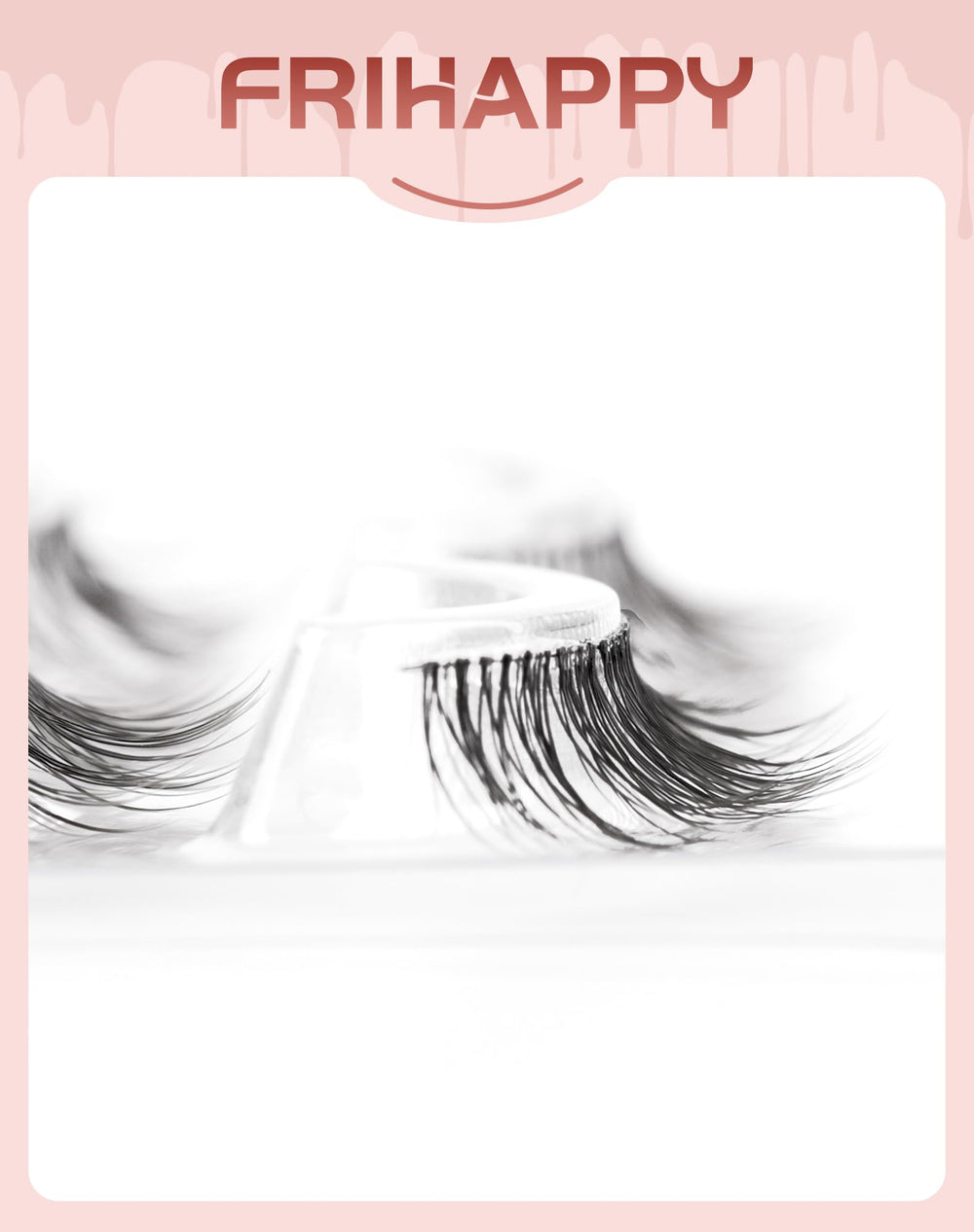 Frihappy cils bande flexible: pose rapide et confort durable.