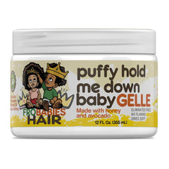 FroBabies Hair Puffy Hold Me Down Gelle – contrôle des frisottis pour des boucles lisses