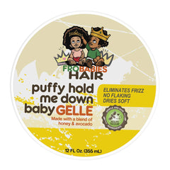 FroBabies Hair Puffy Hold Me Down Gelle – hydratation et brillance sans lourdeur