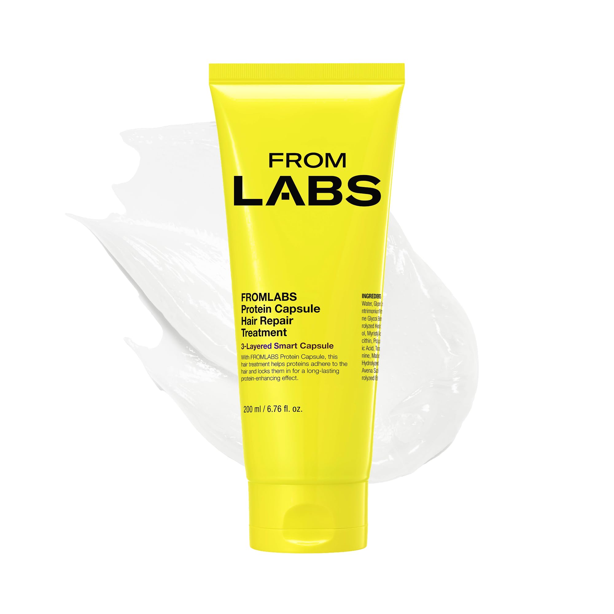 FROMLABS Capsules protéine réparation-cheveux – flacon visible, réparation ciblée.