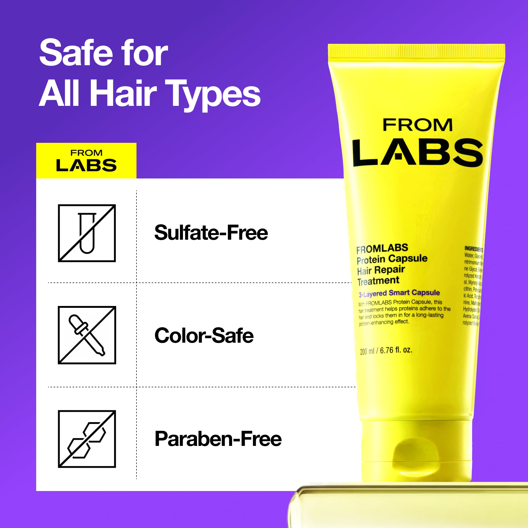 FROMLABS Cheveux fins – texture légère et non lourde.