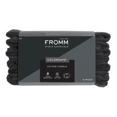Fromm ColorSafe serviettes noir, absorbantes 16x29, idéal pour séchage après coloration