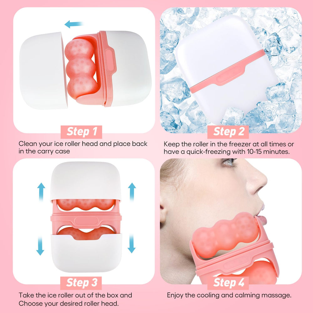Fronnor Rouleau Glace Relaxation Tete: favorise la détente après le travail