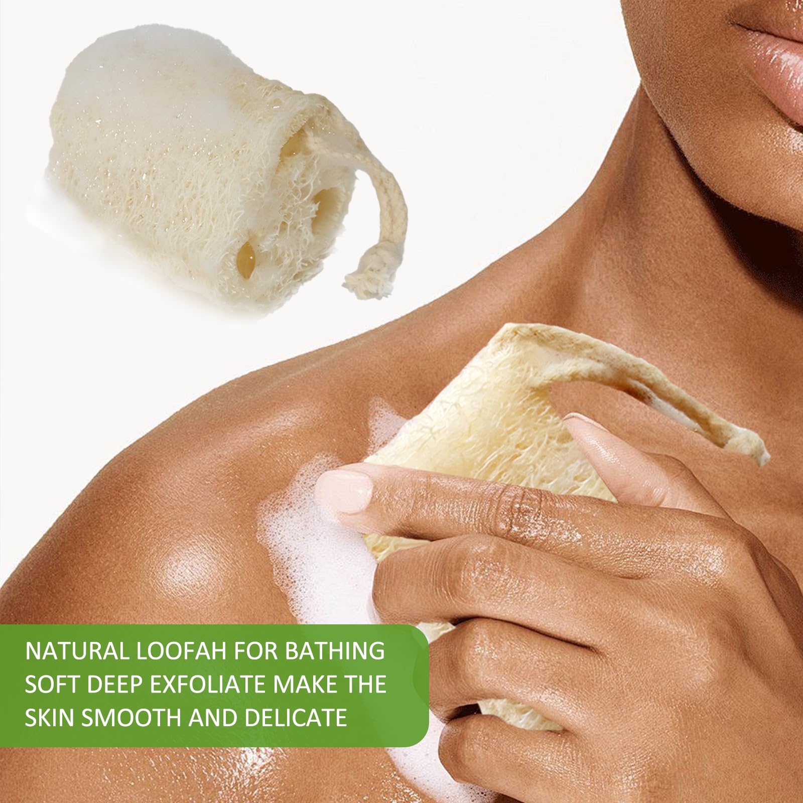 FRTIM loofah: solution polyvalente pour corps et ménage.