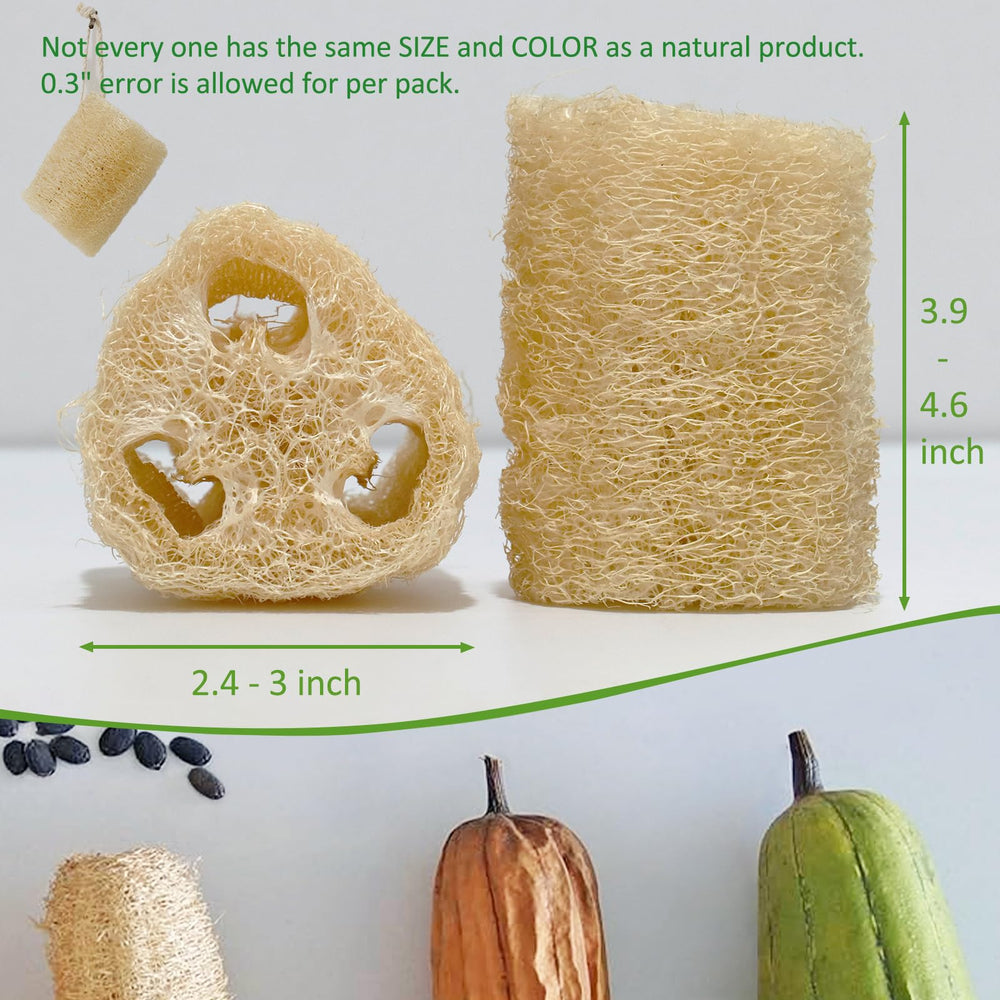 Texture naturelle FRTIM loofah qui stimule la circulation sanguine.