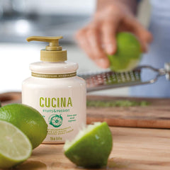 Emballage du duo Cucina Fruits & Passion, packaging écologique et pratique.