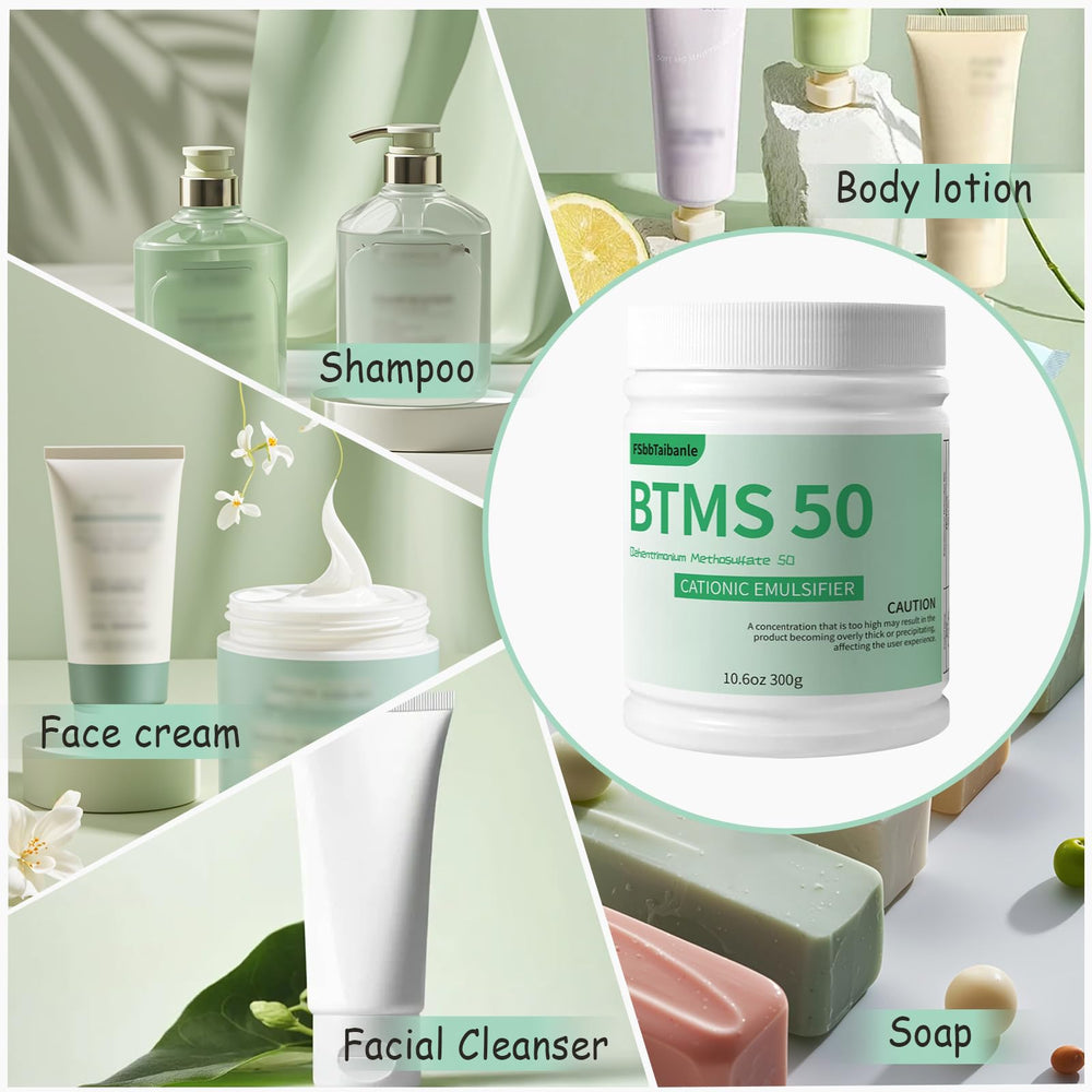 Granules BTMS50 prêts à être mélangés pour des formulations douces.