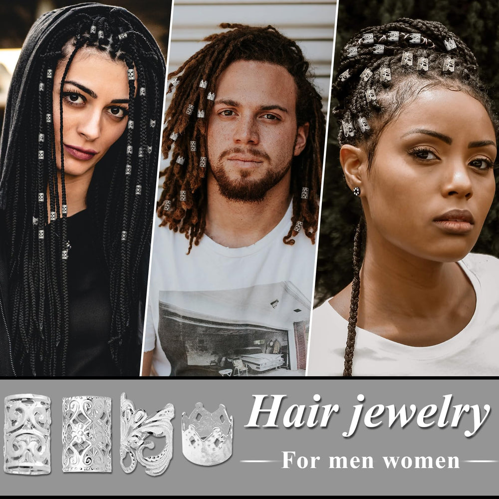 Fscwlmon cercles sur tresses, allure moderne et flexible.