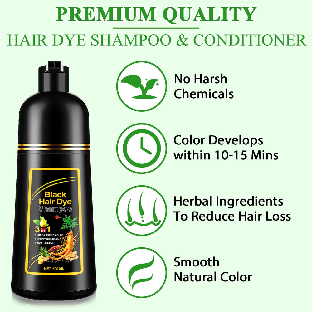Soin naturel FSLHCY sans produits chimiques nocifs, couleur naturelle et progressive.