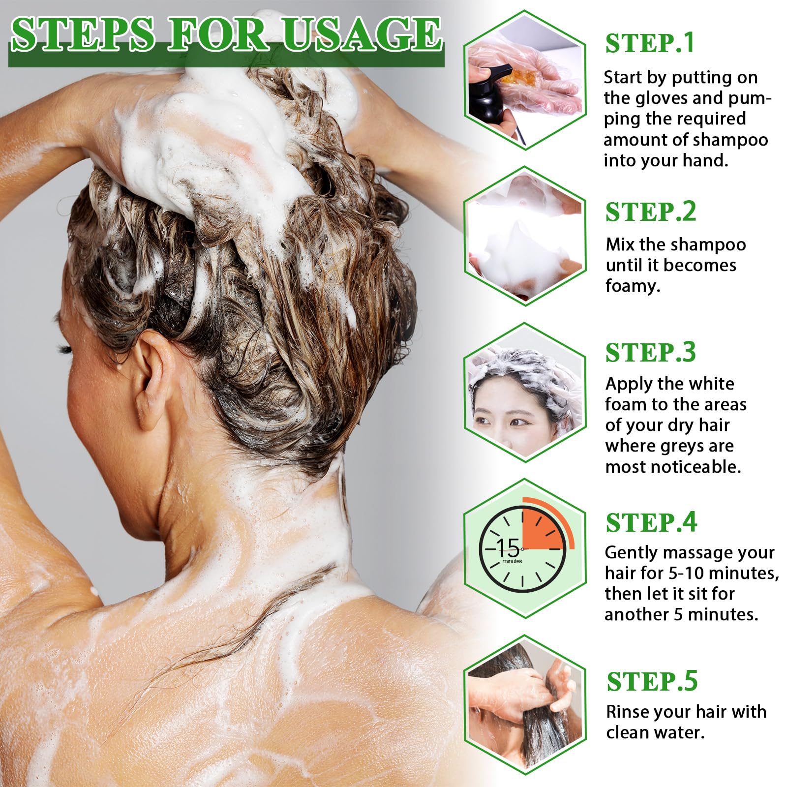 Produit pratique FSLHCY, utilisable comme shampoing habituel et facile à intégrer.